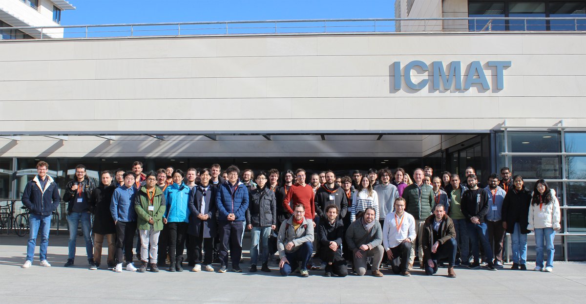 _ICMAT's tweet photo. 📸Concluye la escuela Advanced School on Optimization Methods in Quantum Information, la primera actividad del programa temático Quantum Information Theory #QIT del #ICMAT, que se alargará hasta el 31 de marzo.
ℹ️ https://t.co/OYHBnbEM2j https://t.co/k6TVcyWo2t