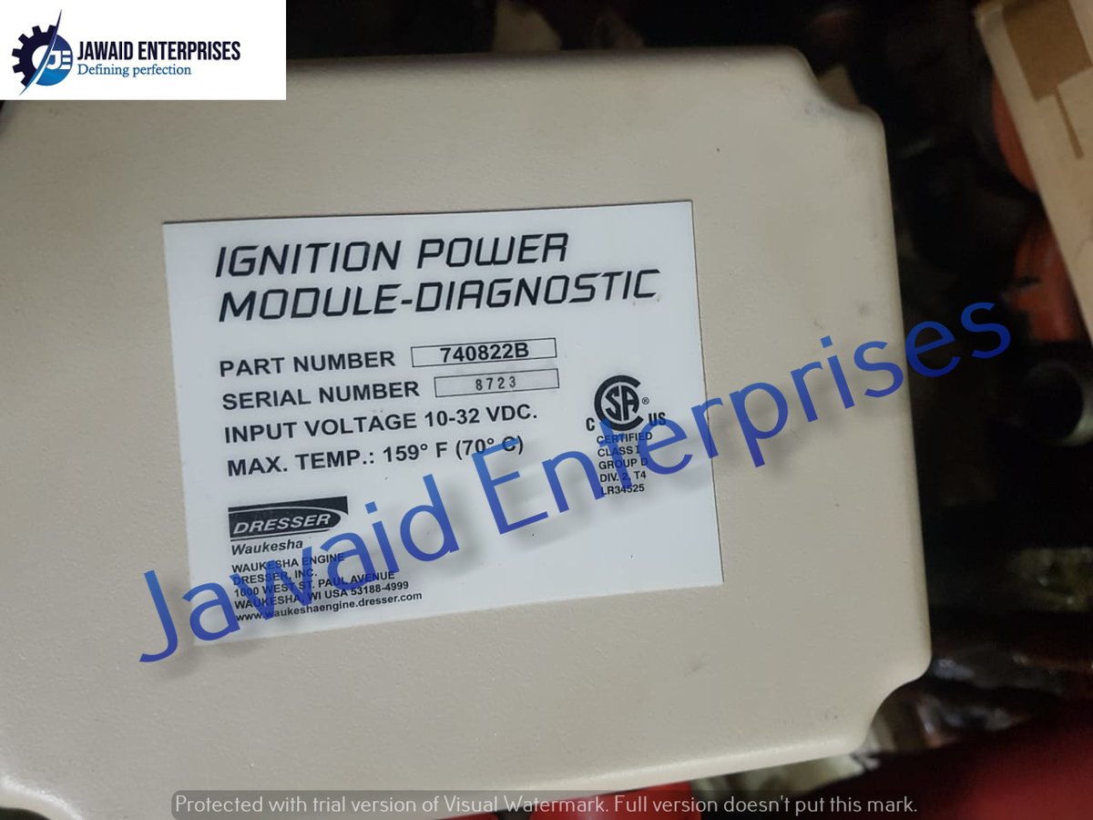 JawaidEnterpris's tweet image. #Waukesha #EngineParts #IgnitionModule #740822B #EngineMaintenance #MechanicalRepairs #TrustedName #MaximizePerformance #PowerAndEfficiency #HeavyEquipment #ConstructionMachinery #MiningEquipment #GasEngines #DieselEngines #FuelEfficiency