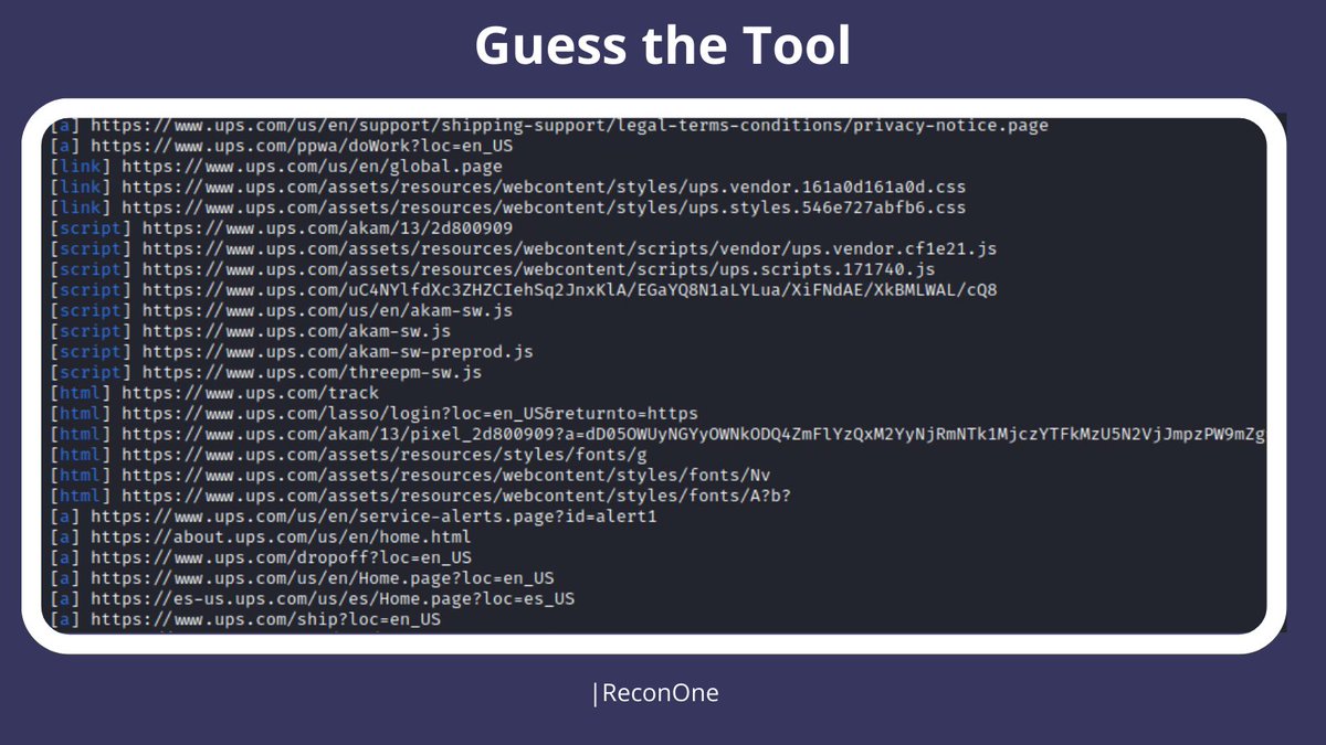 ReconOne_bk's tweet image. We&apos;re back with another round of our #InfosecTools game!
Can you tell which tool produced this output? 🎲

Leave your answer in the comments
👇👇

#BugBounty #skills #BugBountytTools