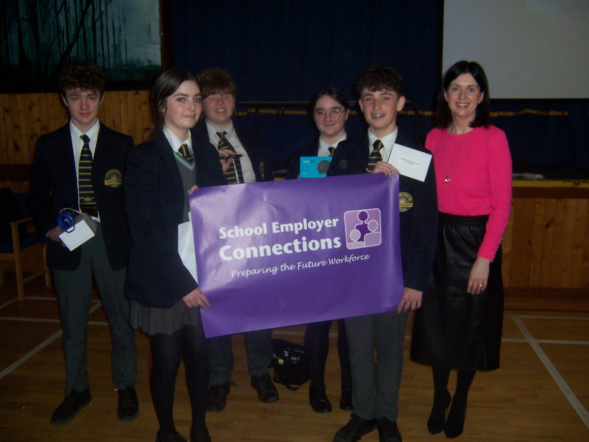 Congratulations to the students who won prizes during the School Employer Connections DCFT presentation at <a href="/LumenChristi_NI/">Lumen Christi College</a>.
#preparingthefutureworkforce
