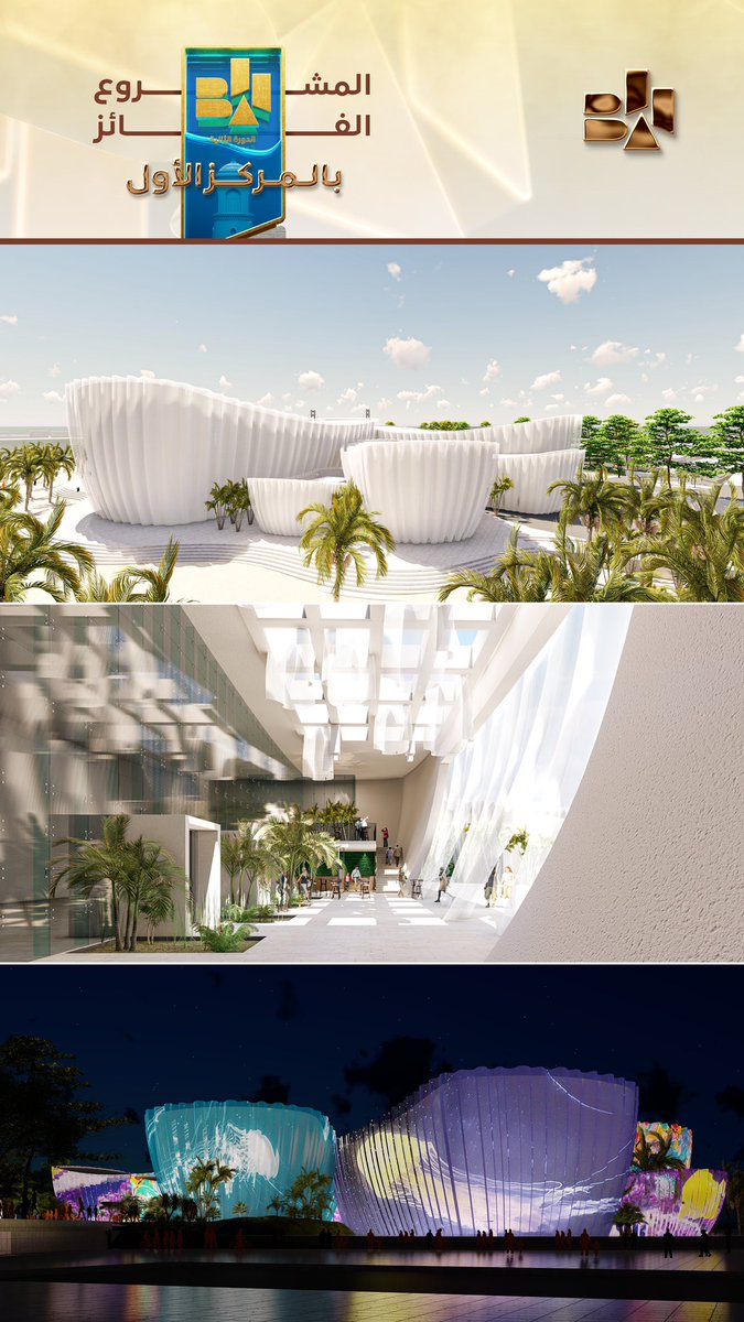 المشروع الفائز بالمركز الأول في #جائزة_بلعرب_بن_هيثم للتصميم المعماري في دورتها الثانية بتفاصيله ودهشته لتوثيق أمجادنا البحرية في متحف التاريخ البحري.
#أنت_ربّان_الفكرة