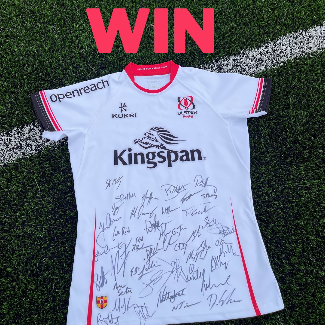 🚨 COMPETITION TIME! 🚨

To be in with a chance of winning a Ulster Rugby Home Jersey signed by the first team squad, all you have to do is...

✅ Like this post
✅ RT this post
✅ Follow our page

A winner will be randomly selected next week. Good luck! 🤞