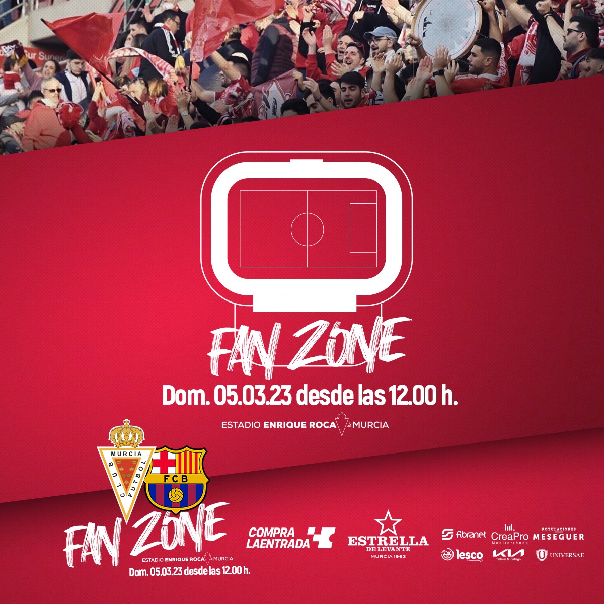 #FANZONE | #RealMurciaBarcelonaB 
🥁🥁🥁🥁🥁 
¡¡¡COMENZAMOS CON LAS CONFIRMACIONES!!!