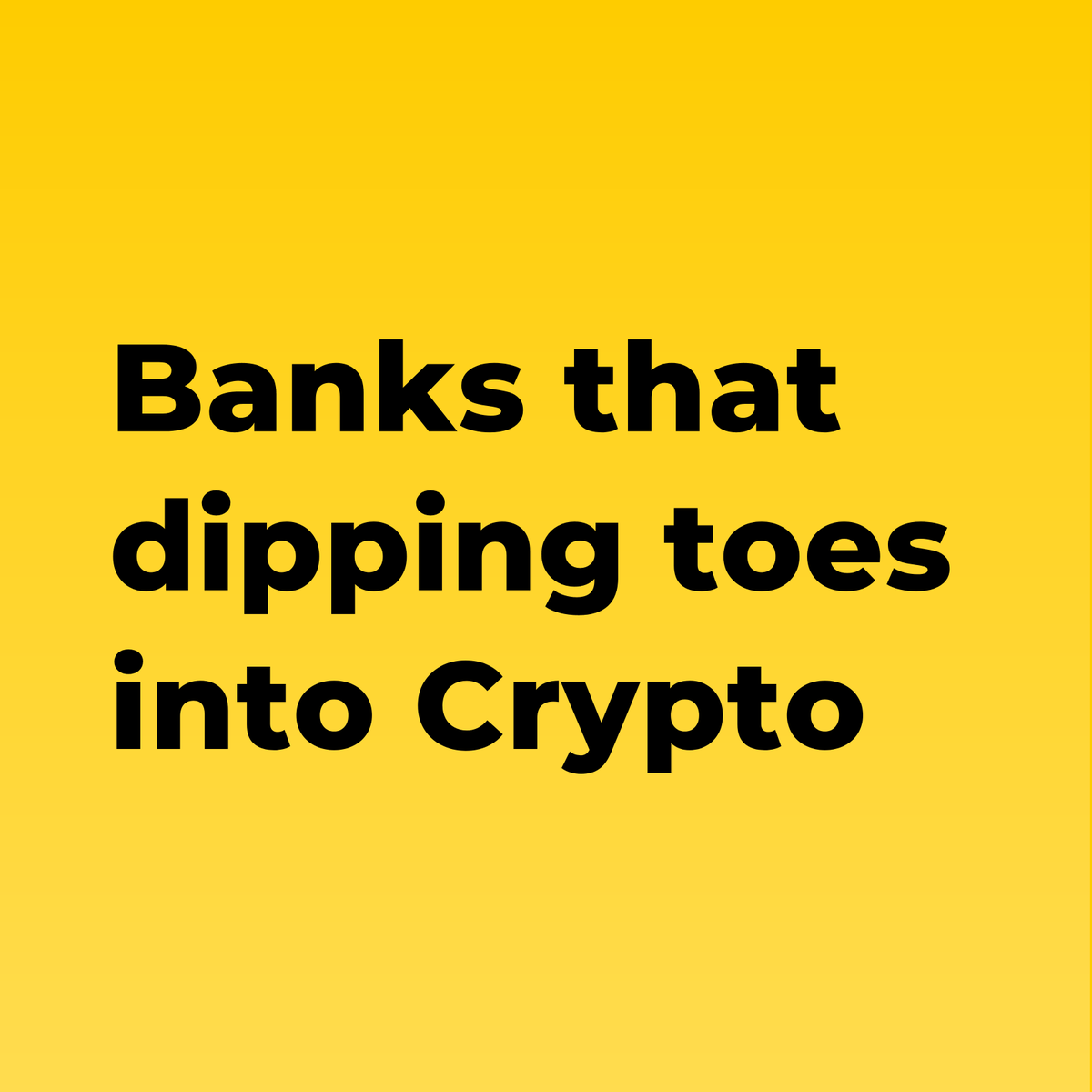 Cryptoprognost's tweet photo. 🔹Bank of America
🔸Credit Suisse
🔹Goldman Sachs
🔸Morgan Stanley
🔹JPMorgan
🔸PNC Bank
🔹State Street
🔸US Bancorp
🔹Wells Fargo

#cryptonews #binance #FTX #crypto #cryptocurrency #btc #nft #ETH #bnb #trading #cryptobot #bitcoin #ethereum #solana https://t.co/UPiS4HCFCx