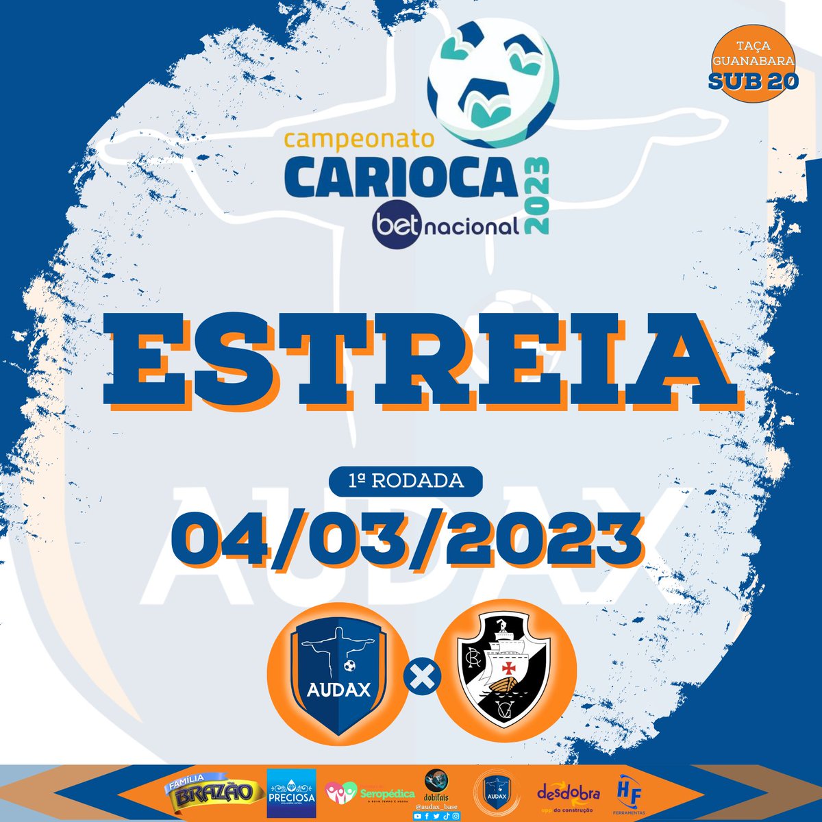 audaxrio_ec's tweet photo. Audax e Vasco @Casimiro
Amanhã é dia de estreia do Sub 20 no @cariocao 💪
-
#cariocao #futebol #audax #vasco #estreia #cariocão2023 #campeonatocarioca https://t.co/RGhDWInlHI