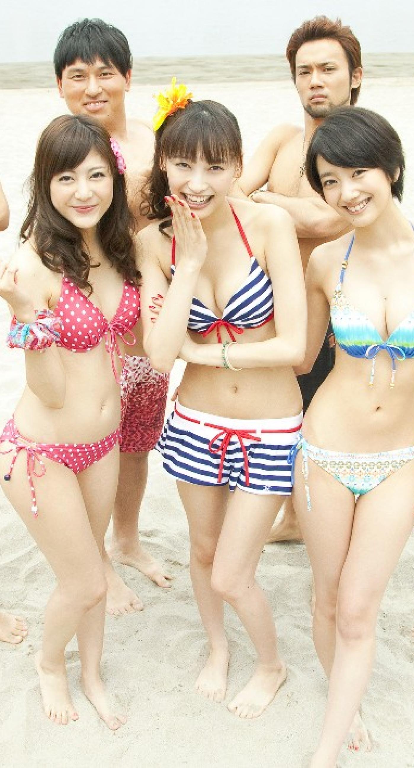 波瑠　水着 non-no 2012/9 ビキニ水着 波瑠 佐藤ありさ 大政絢