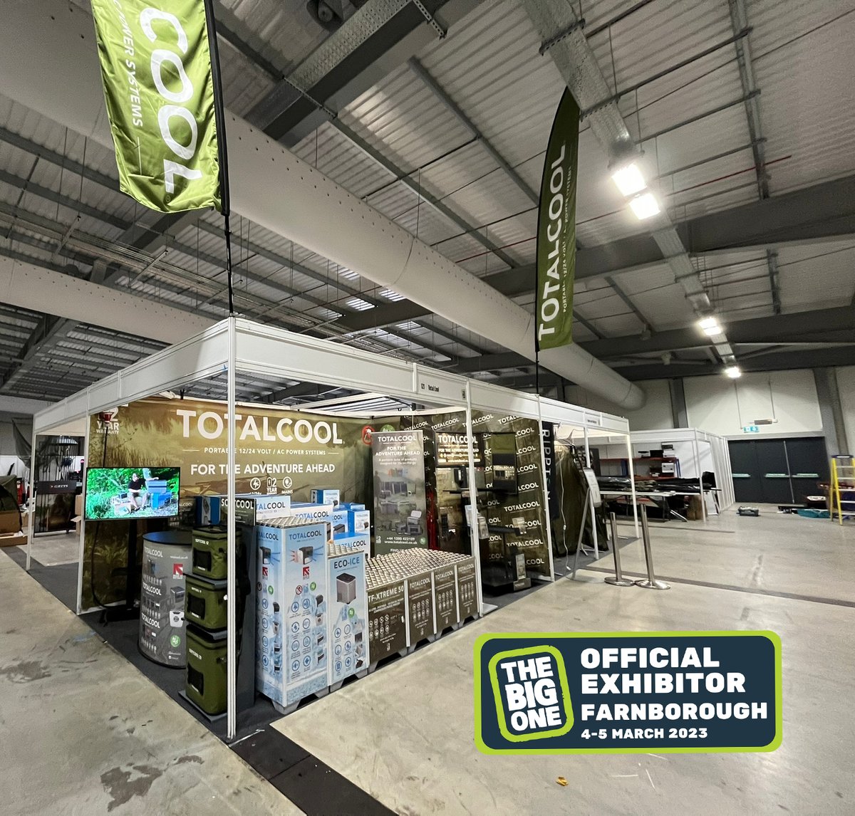 All set at <a href="/TheBigOneShow/">The Big One</a> Farnborough for this weekend’s show! 
We’re excited to show you #angling / #fishing enthusiasts our new look and more importantly, our new product lines! 
#thebigone #thebigoneshow #thebigoneshow2023 #carp #carpfishing #carpangling #fishinglife