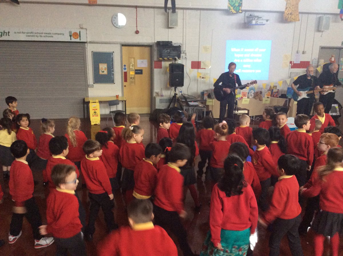 Year 1 loved dancing and singing with the Pop Project today!