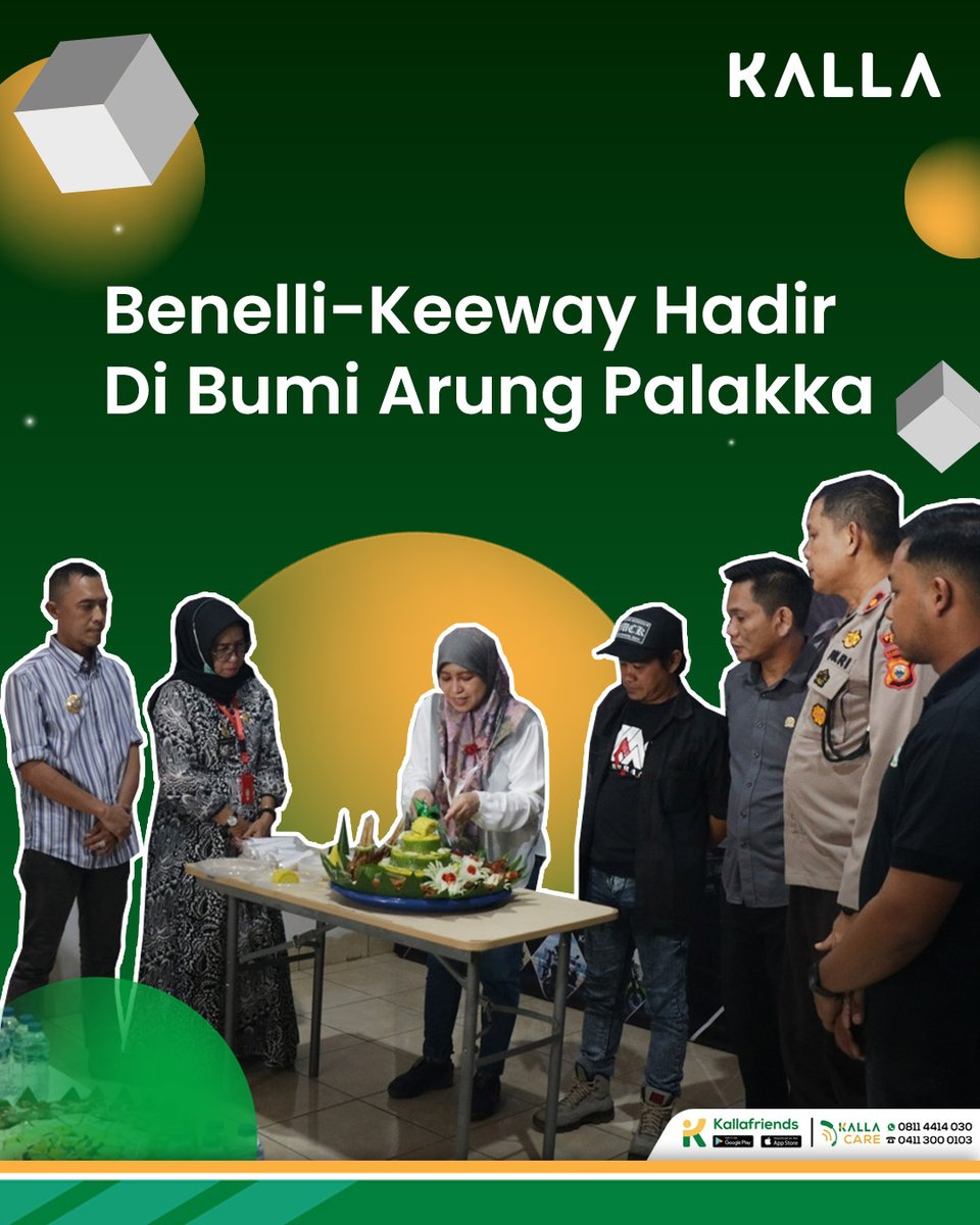 KallaGroup_ID's tweet photo. Kalla Friends.... info penting nihh!
Kalla Kars baru aja membuka sales point untuk Benelli-Keeway di wilayah Sulawesi Selatan, tepatnya di kota Bone π€ ποΈ
Yuk catet alamatnya di Jl. Sukawati Kel. Macege, Bone ποΈ
#KALLA #KallaforLife #KallaKars #Benelli #Keeway https://t.co/mEjIT2Vwcm