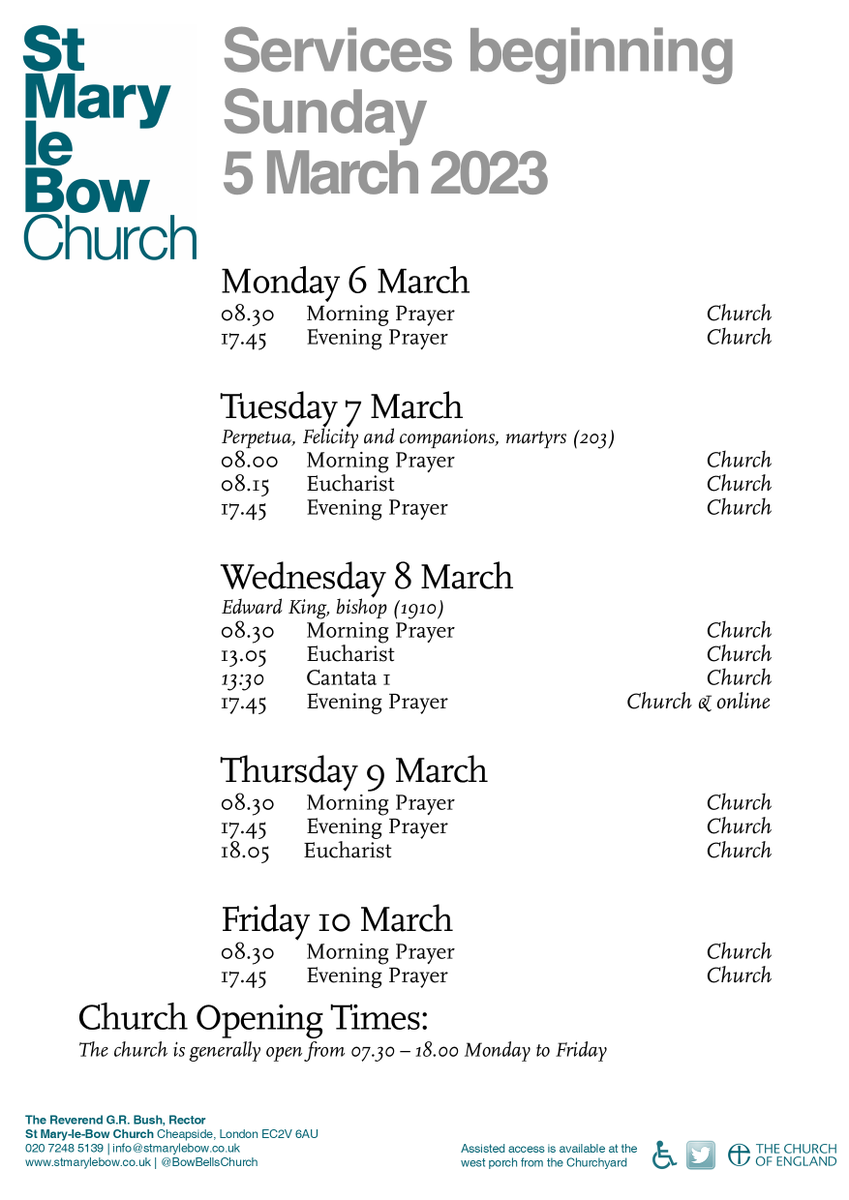 St Mary-le-Bow Church tweet media