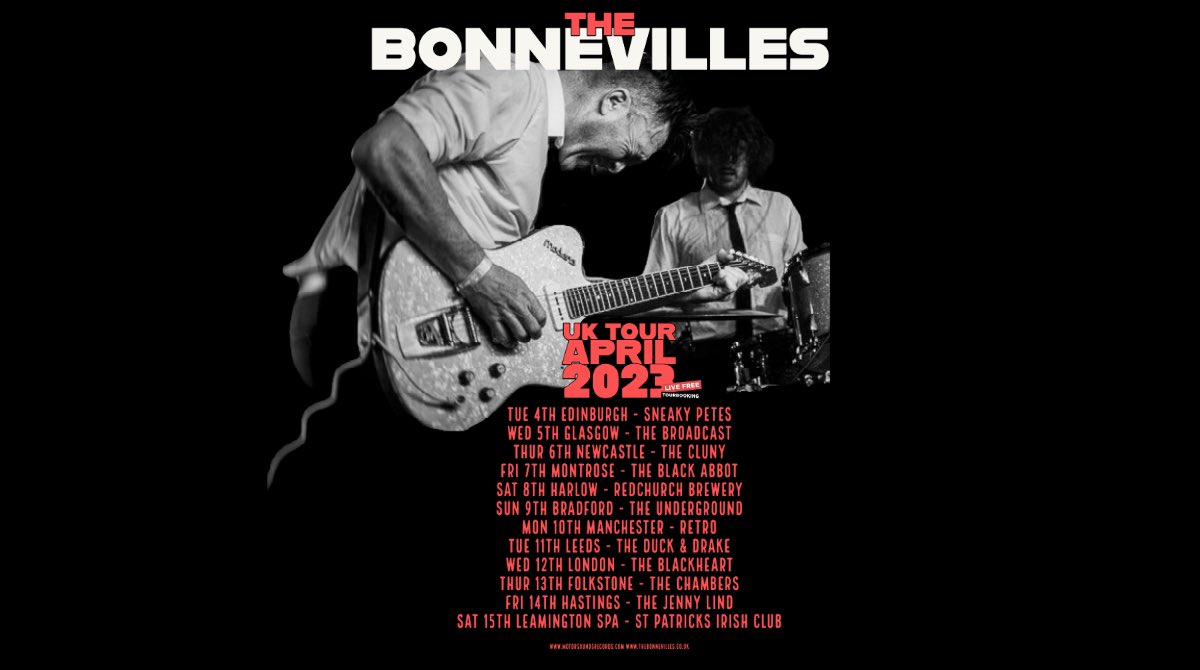 ***UK TOUR DATES***
APRIL 2023

Sorry for the lateness with this one. We need you to SHARE the hell out of this one for us.  We would ask you to share anyway but we REALLY, REALLY need you to get this out there for us. 

Come see us, come have some beer and share , share share.