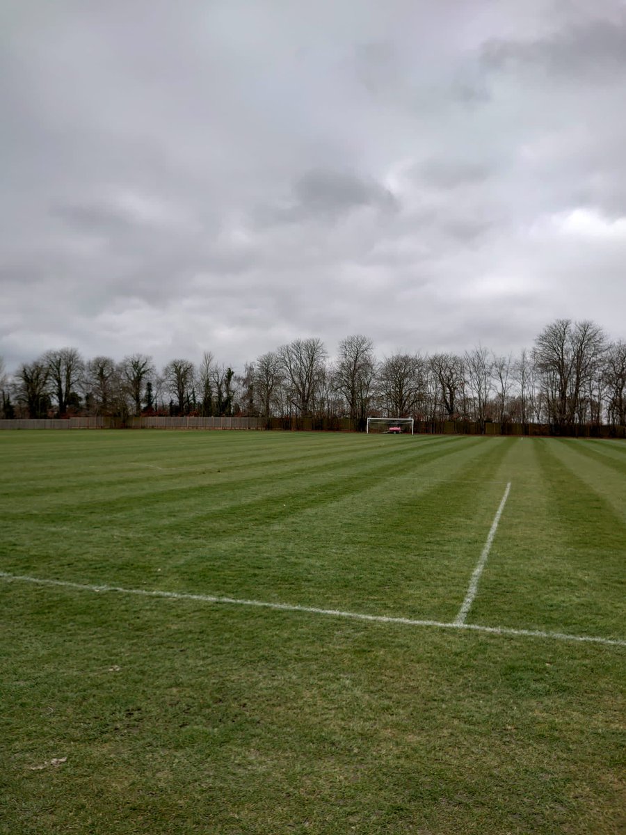 MiltonUnited's tweet photo. Top work by @EcosolTurfcare over the past 24hrs. Both pitches vertical drained and maintained. https://t.co/8ektAQBczb