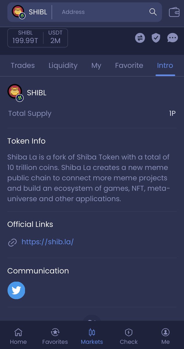 The SHIBL Foundation has $2 million of USDT on the MBK chain.

After the pre-sale, all funds are transferred to the ERC20 chain.
m.ave.ai/token/0x32b4ac…