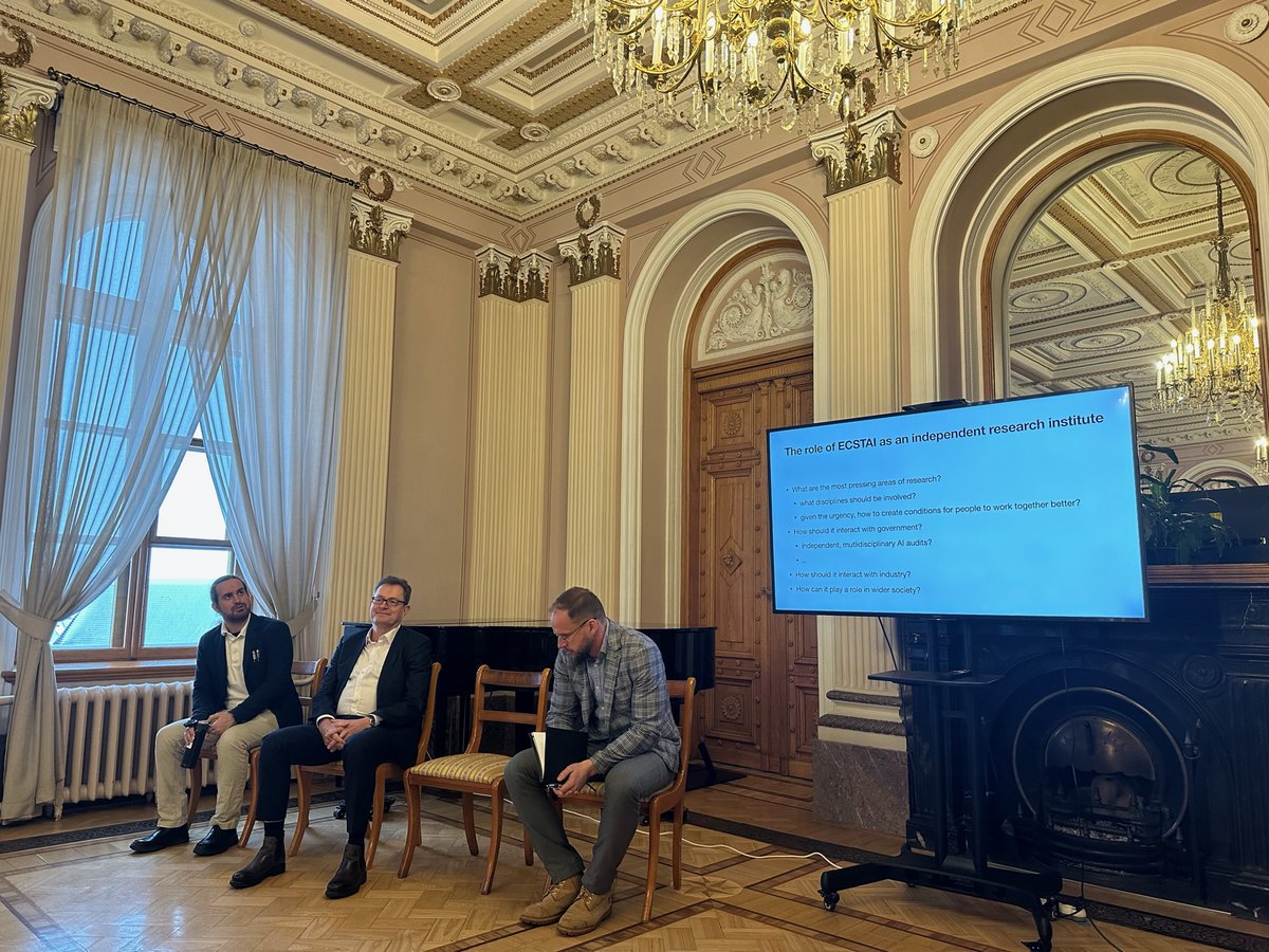 Some pictures of my talk and panel on AI Ethics at the Estonian Academy of Sciences, together with David Dalrymple from <a href="/FHIOxford/">Future of Humanity Institute</a> and <a href="/PawSob/">Pawel Sobocinski</a> from <a href="/TallinnTech/">TalTech - Tallinn University of Technology</a>.