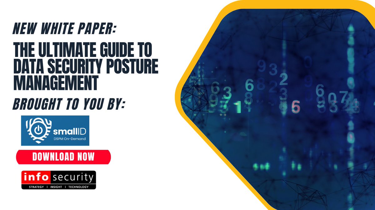 PCDUE's tweet image. Data Security Posture Management is a common plight for security professionals. In this white paper, @_smallid breaks down how you can improve your data security posture. 

Follow the link to download it: bit.ly/3kpyajR

#infosecurity #DataSecu…