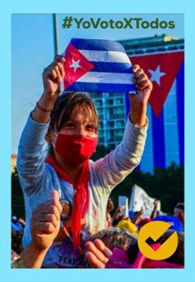 #YoVotoXTodos 
Por mi #Cuba, mi Revolución y Socialismo.