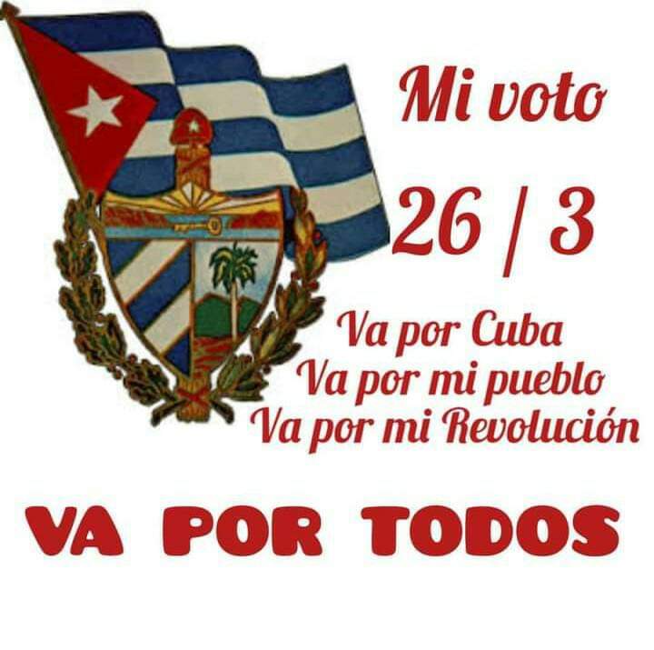 #YoVotoXTodos
#SíPorCuba