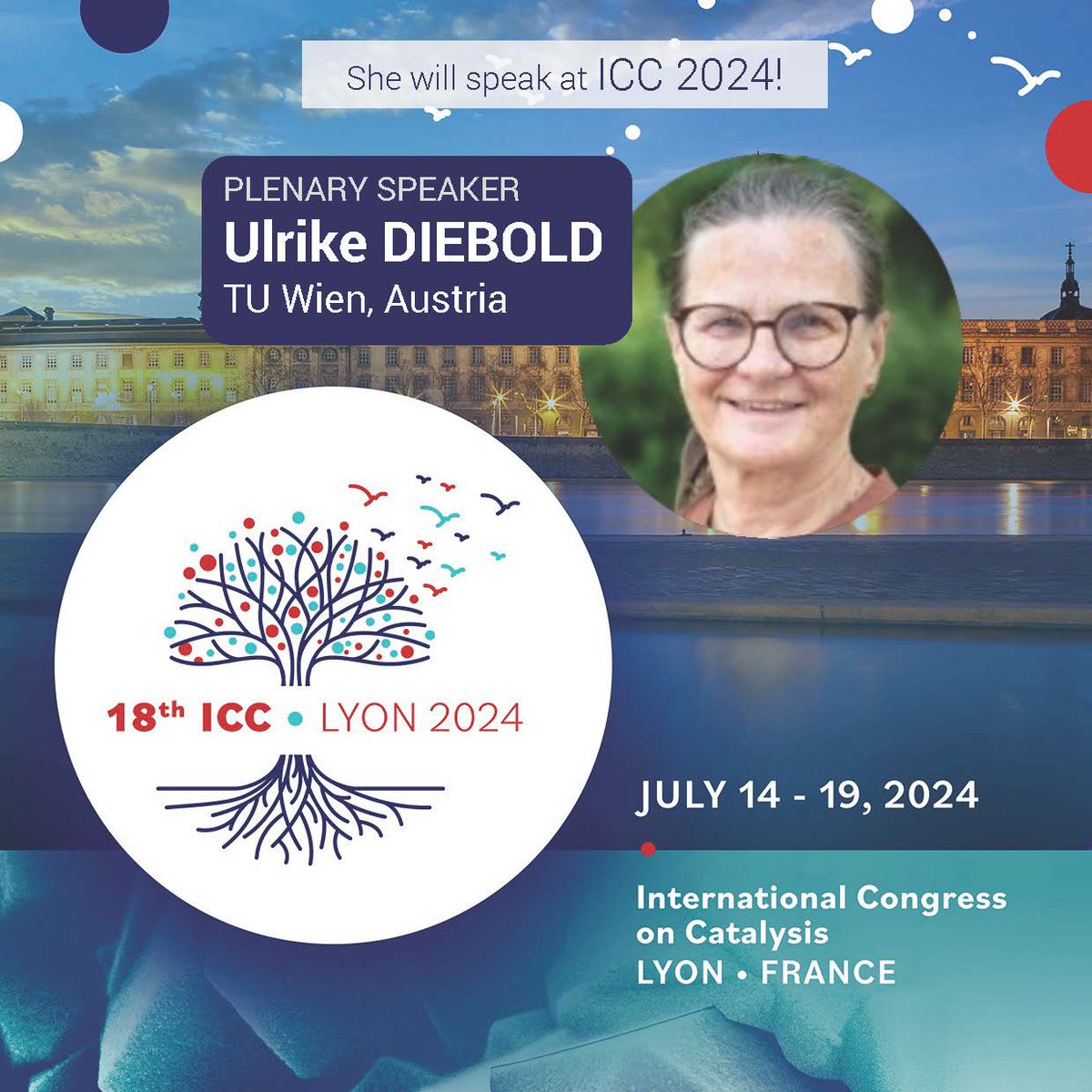 Go check our Plenary conference programme! icc-lyon2024.fr/en/scientific-… Highlight this week on Pr. U. Diebold ! @reseauSCF @DivcatScf