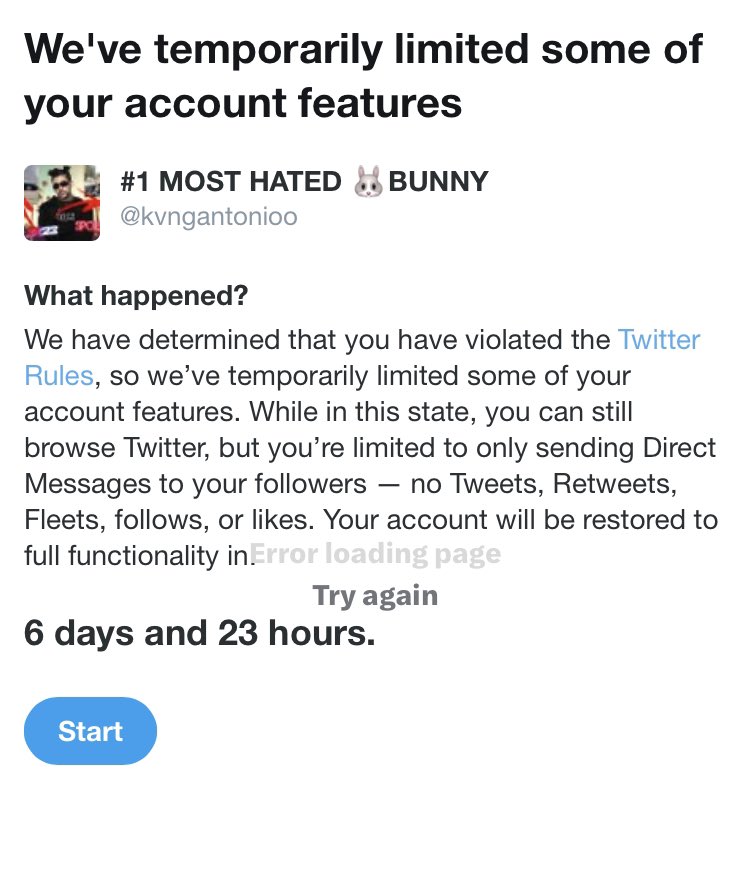 Bunny 1 Fan on Twitter "Bunny said he’s blocked for 6 days again I’m really so sick of these