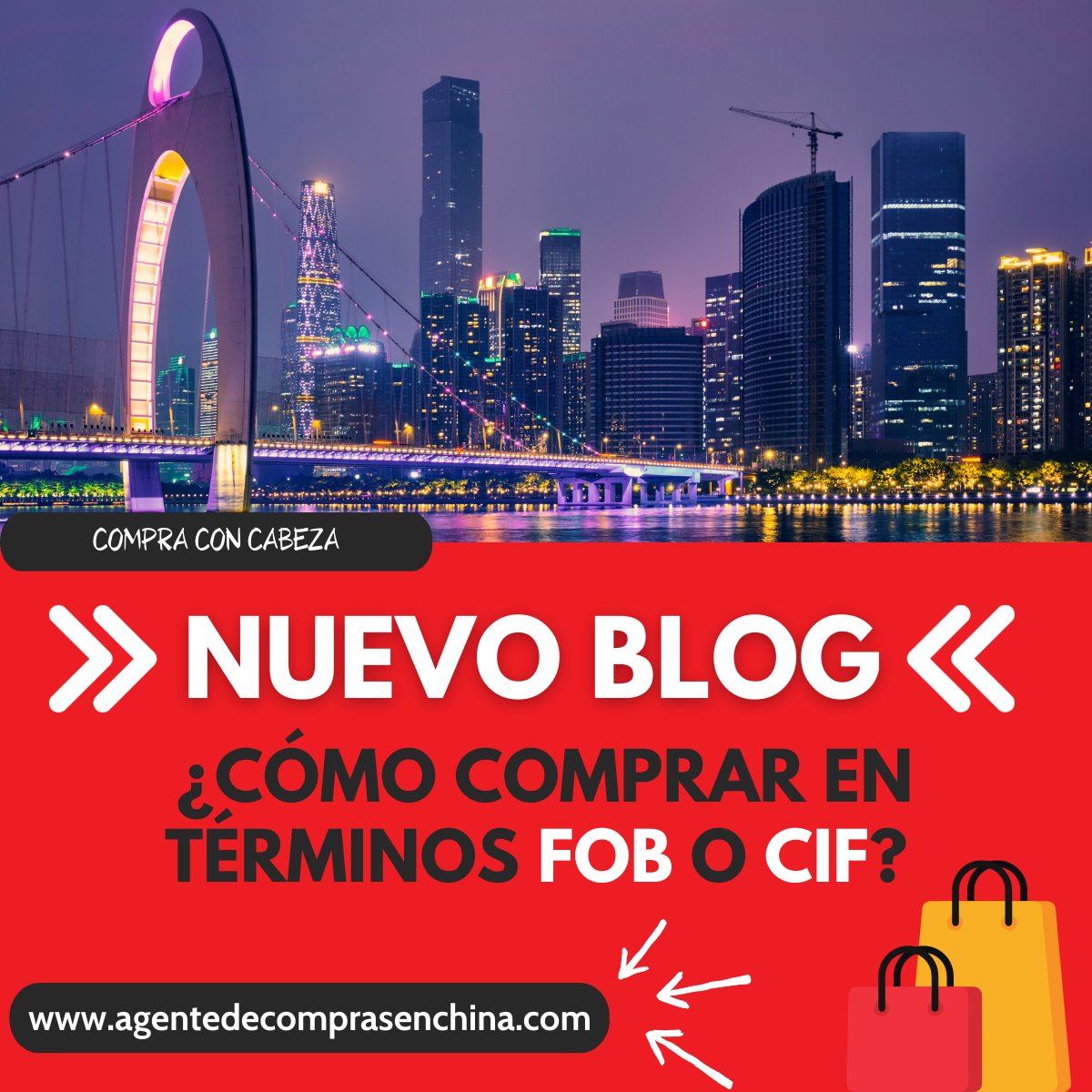 agentechina's tweet image. En el blog de hoy conoceremos los términos de compras FOB y CIF. Con  estos términos tendrás mayor o menor control con tus compras. Además, te recomendaremos la mejor opción de los dos. 🙌

Visita nuestro blog: 

🌐agentedecomprasenchina.com/como-comprar-e…

#AgenteComprasChina #AgenteChina