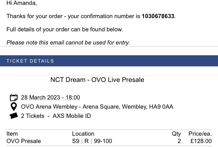 hyuckyes's tweet photo. hellooo, we bought extra tickets for NCT DREAM London cause we were scared we won’t get any tickets and we’re selling the extra pair of pink zone tickets :) DM for the price <3 #NCT #NCTDREAM_THEDREAMSHOW2 #NCTDREAM 
so excited to see haechan again lemme cry rn https://t.co/6pUh6DHXEP