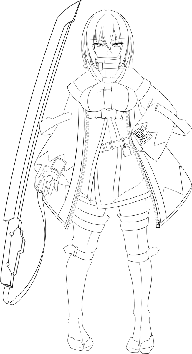 今趣味絵描いてる!
武装女子 