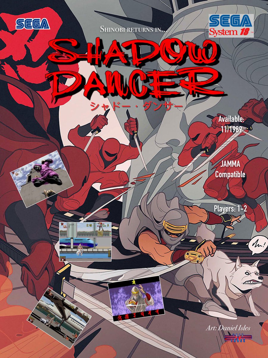 shinobi_sf's tweet photo. Shadow Dancer | Custom Flyer
The sequel to Shinobi hit arcades in 1989. The Master System port looks and plays surprisingly good. A perfect version of Shadow Dancer is included on the Astro City Mini.
#Sega #System18 #ShadowDancer #arcadeclassics https://t.co/NDzHpZQ1IX