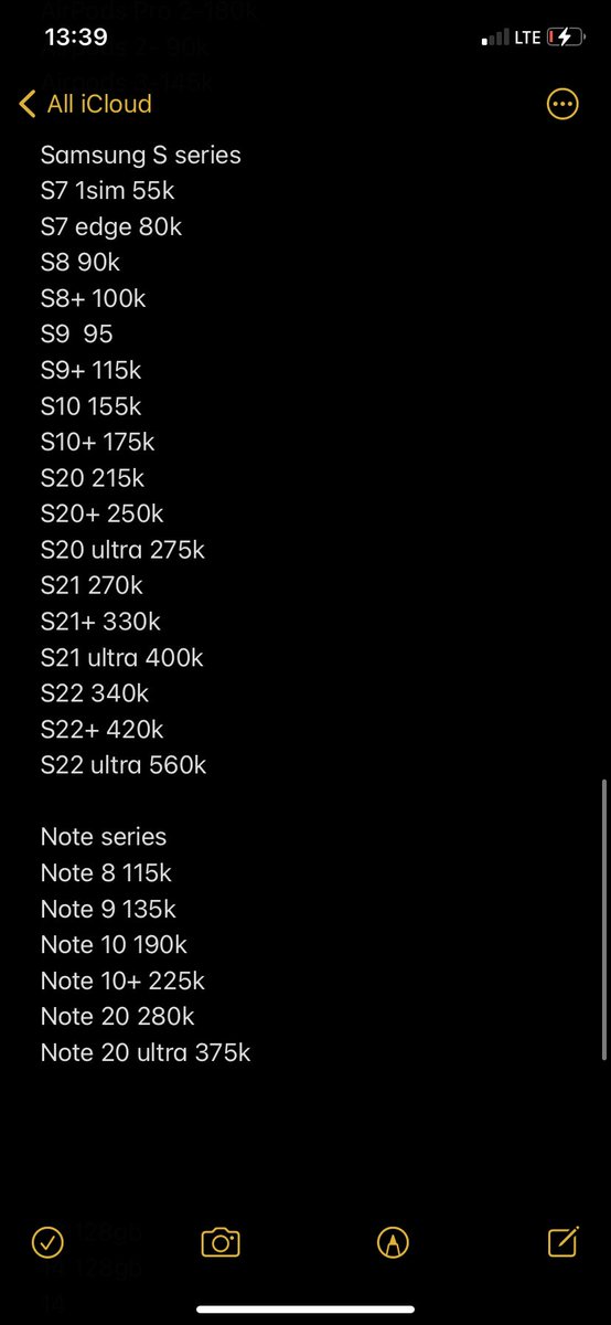 Flames_tech1's tweet photo. Updated price list

Uk used iPhones,Samsung,airpods and iwatch 

Payment validates order
calls:07012207342
WhatsApp:09025036131

Please RT, my customer might/will be on your TL🙏🏽 https://t.co/l0dIx1EpoD