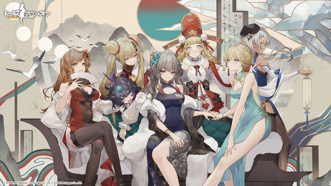 ドルフロログイン画面更新。
春節スキンいいですね～
溜まったコインをいつ放出するべきか… 