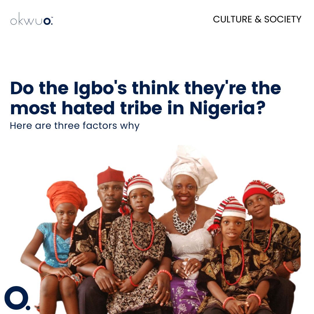 #CULTUREANDSOCIETY Igbo Tribe: Three Factors Behind their Hated Perception in Nigeria.

Click this link to read and find more stories like this. bit.ly/3J8F4DP