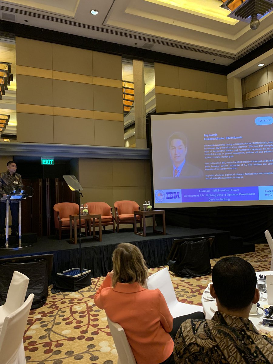 _purikp's tweet photo. Today we had the 1st @IBM 🇮🇩 &amp; @AmChamIndonesia Breakfast Forum: “Government 4.0: Utilizing Data to Optimize Government Decision Making” in 2023. Government agencies: @OJKIndonesia, @KemenkesRI, @KemenkeuRI were among the attendees who proactively involved in the discussion. https://t.co/reKJBYWcAu