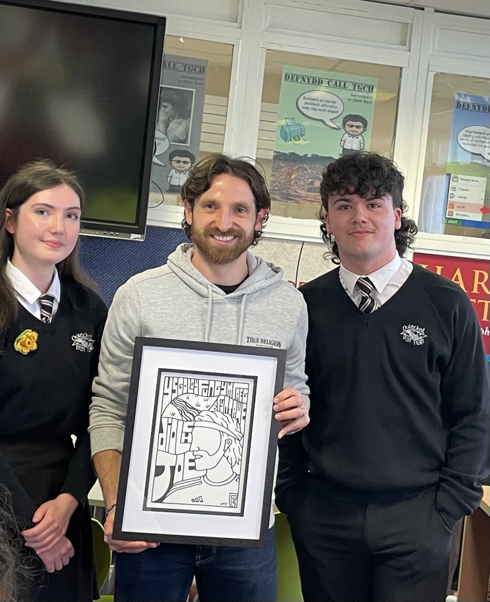 bryntawe's tweet photo. It was wonderful to celebrate #WorldBookDay by inviting Joe Allen and Ollie Cooper from @SwansOfficial to open the new-look library at @bryntawe on St David's Day #teuluBT https://t.co/RjUIvljkxk https://t.co/FjHwBnVCTW