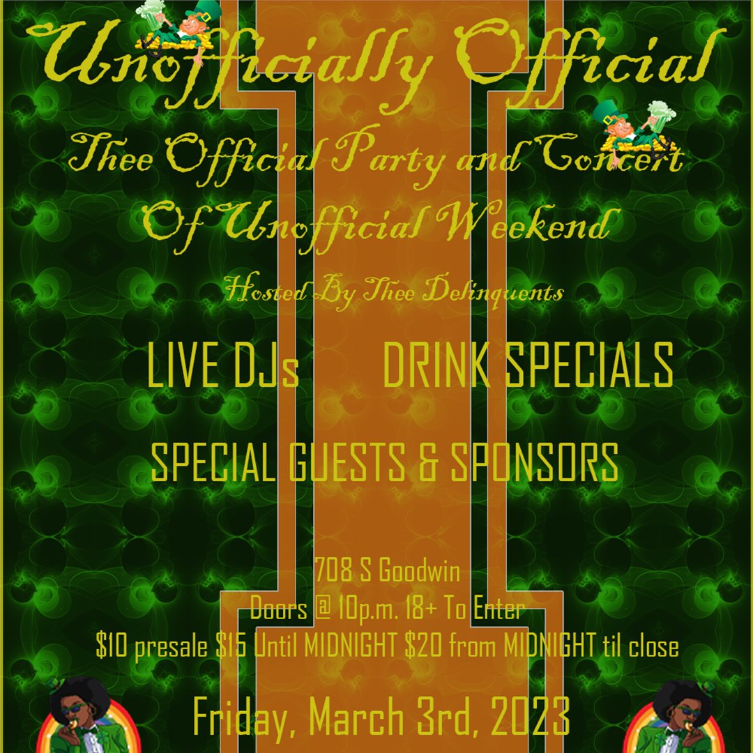 Canopy_Club's tweet image. 🍀 TONIGHT! Unofficially Official invades #CanopyClub. Mixed-genre show with drinks all night. Be sure to stop by the nuEra table for some free swag. 10pm/18+ #CanopyClub25

➡ bit.ly/cc-unofficial23