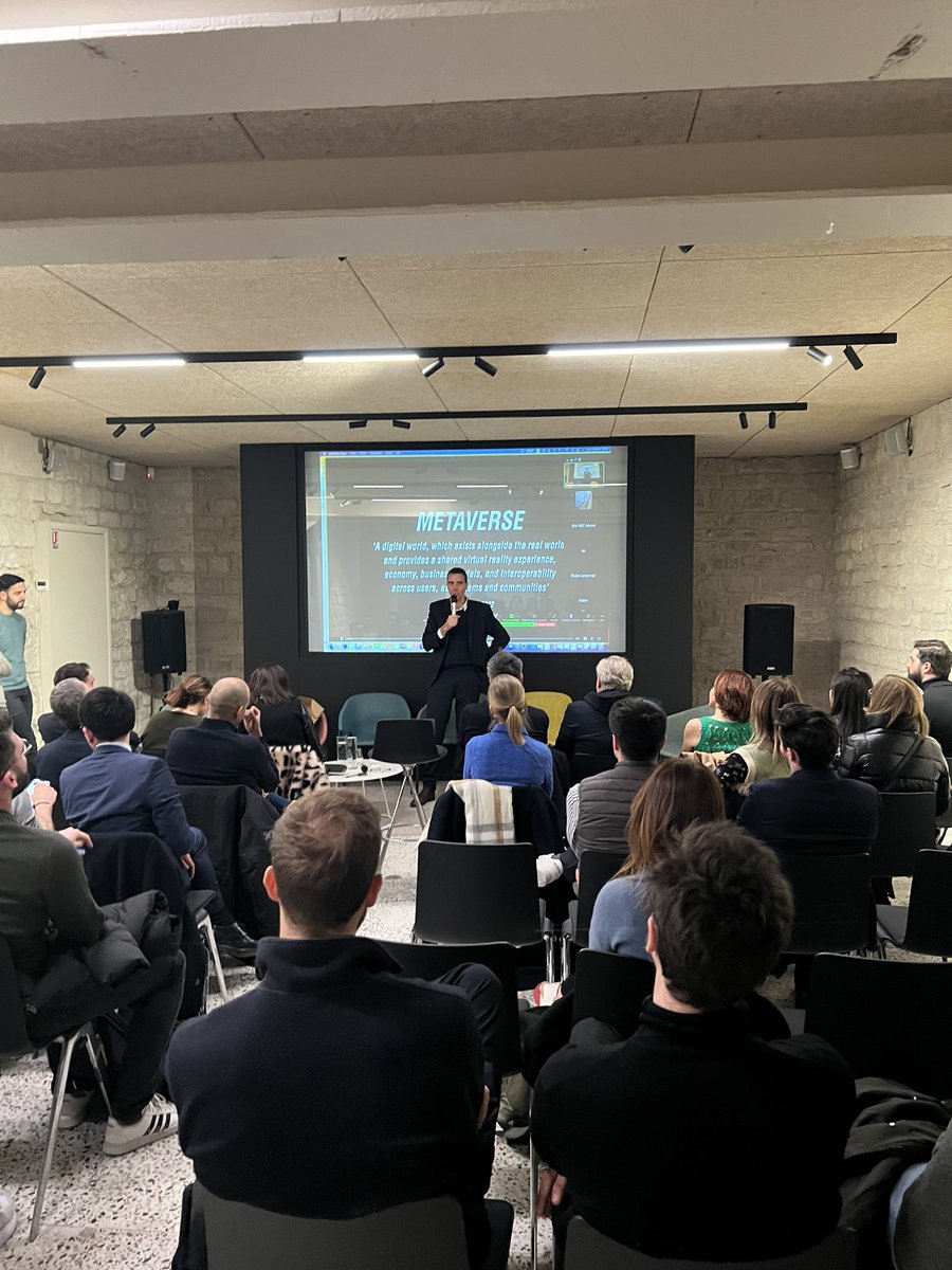 BlockchainatHEC's tweet photo. Our quarterly meet up last night @PwC experience center in #Paris! S/O to all the participants @Microsoft @TheSandboxGame @sanofi @AXA @TheAphp @Ledger @lynx #web3community #blockchain #web3inparis https://t.co/PpdWbAcpar