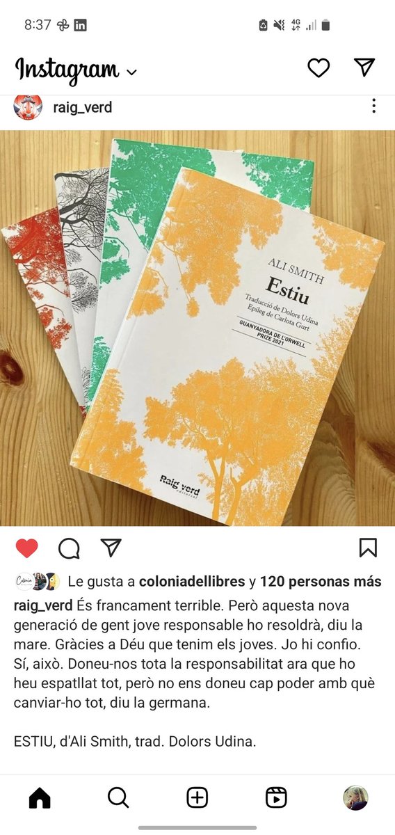 myrte_monseny's tweet photo. "És francament terrible. Però aquesta generació de gent jove responsable ho resoldrà, diu la mare. Gràcies a Déu que tenim els joves." Gràcies @Raig_Verd @destret @LauraHuergaRV per aquestes publicacions 🔝📚📖❣ https://t.co/0BF85PRZdf