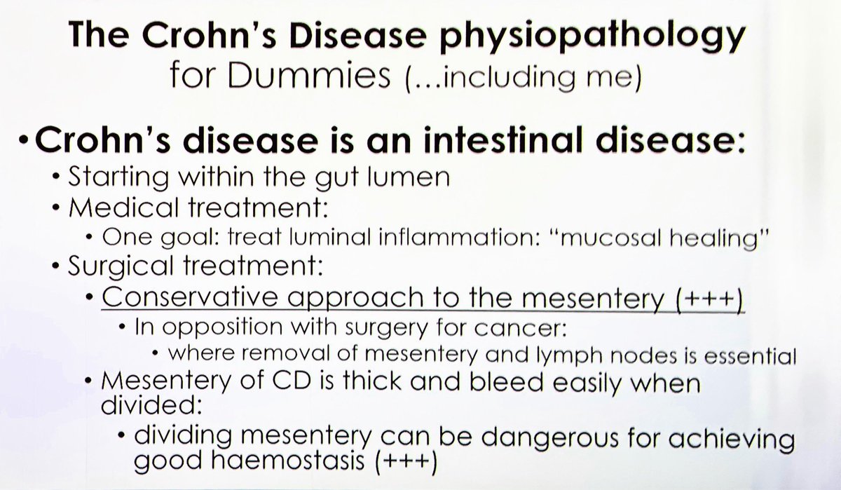 ibdseb's tweet photo. Yves Panes #ECCO2023 
 🤔Provocative ( and thought 💭 provoking ) statement of relationship of mesentery in #CD

Mesenteric 🔄intestinal disease 

Based on the work from @Johncalvincoffe https://t.co/qcpRPckdvS