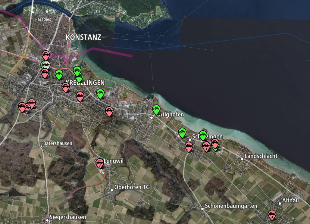 BFEgeoinfo's tweet image. Der Veloverleih regivelo.ch in der Region #Kreuzlingen ist neu auf sharedmobility.ch 

Daten opendata.swiss/de/dataset/sta…
Info sharedmobility.ch/info