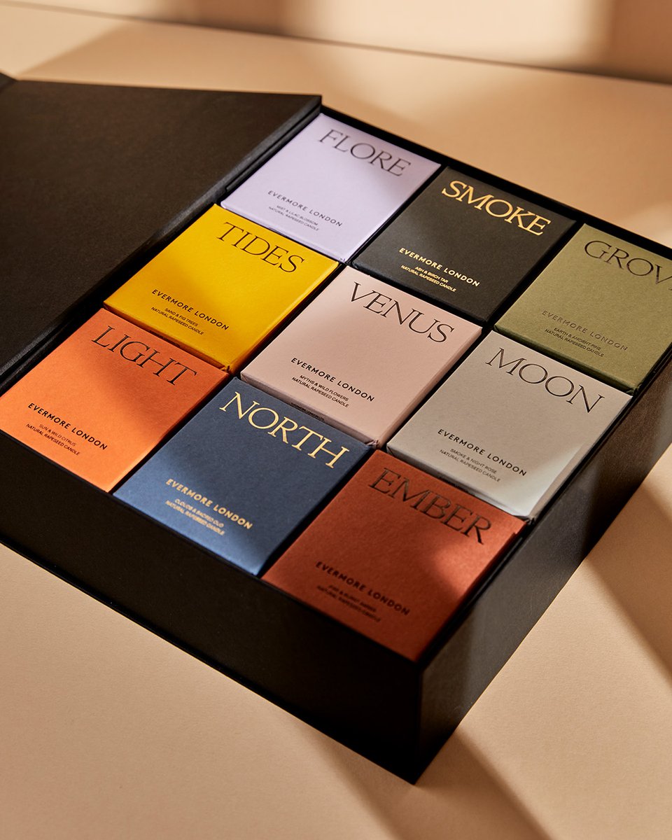GFSmithpapers's tweet photo. Featured in the Paper Journal this week: @evermore_london's luxury candle packaging rebrand, using sheets from our #ExtractPapers, @colorplanpapers, and Wild ranges! Designed by @deliveredbyPOST and produced by @OdilloPackaging.
Learn more here > https://t.co/SjhWsSDHXr https://t.co/bVMaVxd6Bd