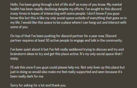aicutetv's tweet photo. I've tried to say this many different ways but I don't know if it's been heard by anyone. https://t.co/kybIWEtw1a