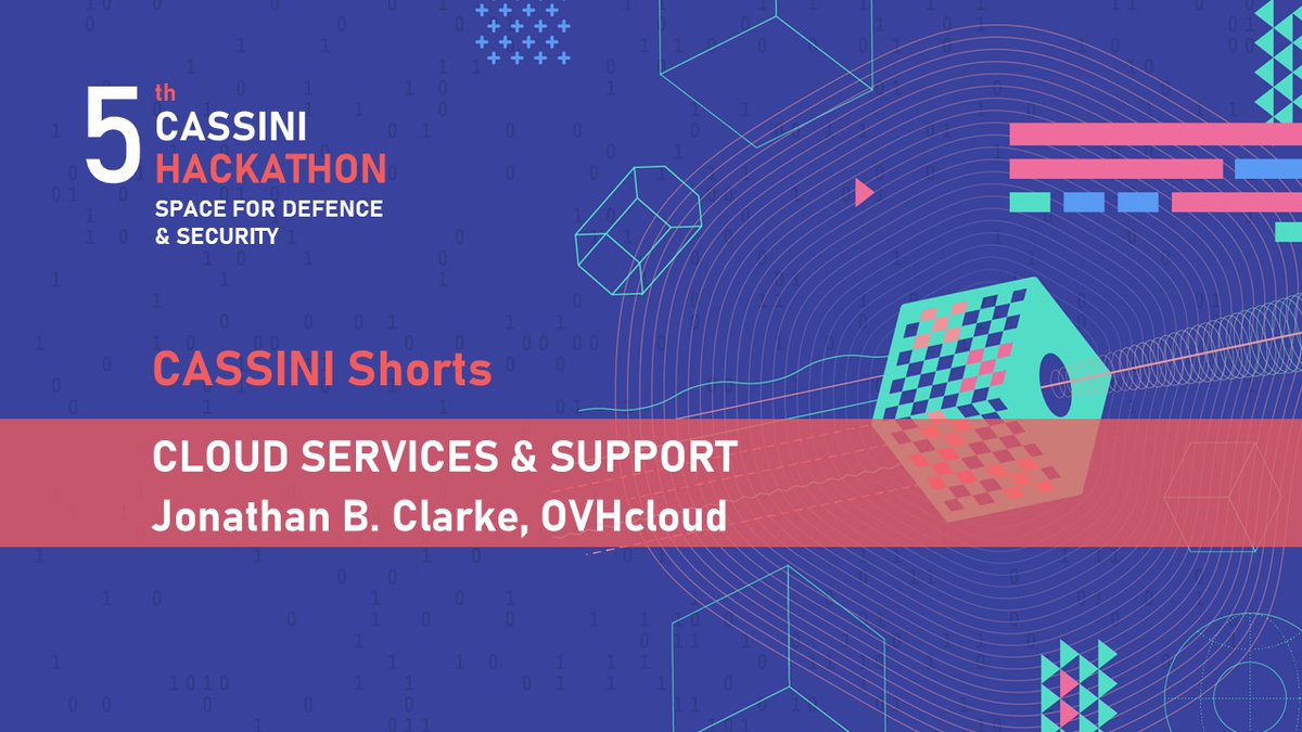 The 5th #CASSINIHackathons is here!
Test yourself with #space technologies to solve problems on #Earth. 
🌐Register now: meet experts, train on #EUspace technologies, create your solution, and WIN🏆

The 2 best ideas will be awarded by <a href="/OVHcloud/">OVHcloud</a>
🚀youtu.be/QZFG5yYVfZQ