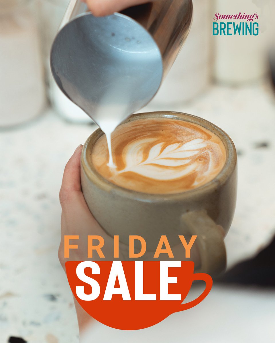 Somethingsbrwng's tweet photo. #CoffeeLovers Friday #Sale! Add these products to your shopping list now! Offers are valid till 11th March, 2023
Let's Brew Better Coffee Together.
.
.
#Fridaysale #coffeetime #homebrewing #coffeelover #onestopcoffeeshop #coffeelove #coffeepreferences #somethingsbrewing https://t.co/K9PQTPzINS