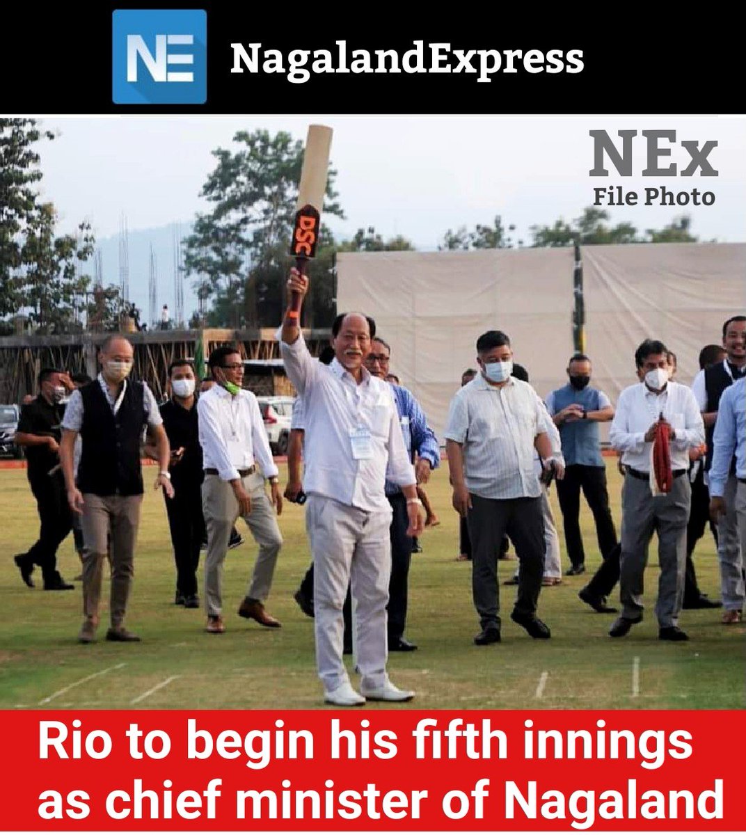 Rio 5.0 coming soon!

Nagaland's longest serving chief minister and political stalwart Neiphiu Rio is set to assume office as CM for a fifth term after a convincing win for his party &amp; its ally, BJP. Together, two parties have secured 37 seats in the 60-member Nagaland assembly
