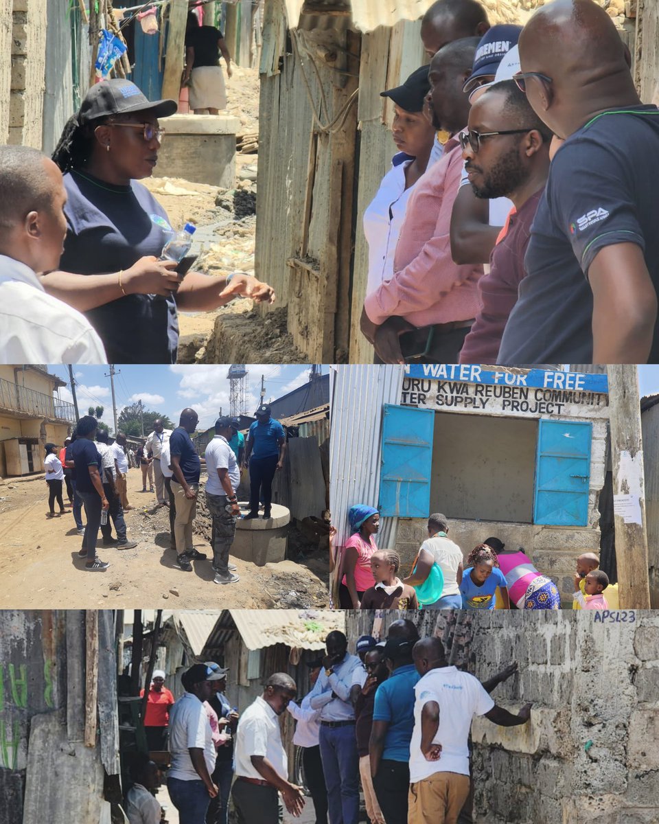 NakuruWater's tweet photo. Peer to peer learning with @NairobiWater on simplified sewer system-exploring how the simplified sewer system is revolutionizing sanitation. Sharing knowledge &amp; experiences towards increasing access to Sanitation services in our cities with @Wsup
#SimplifiedSewer 
#EnrichingLife https://t.co/Q56HvpWyNt
