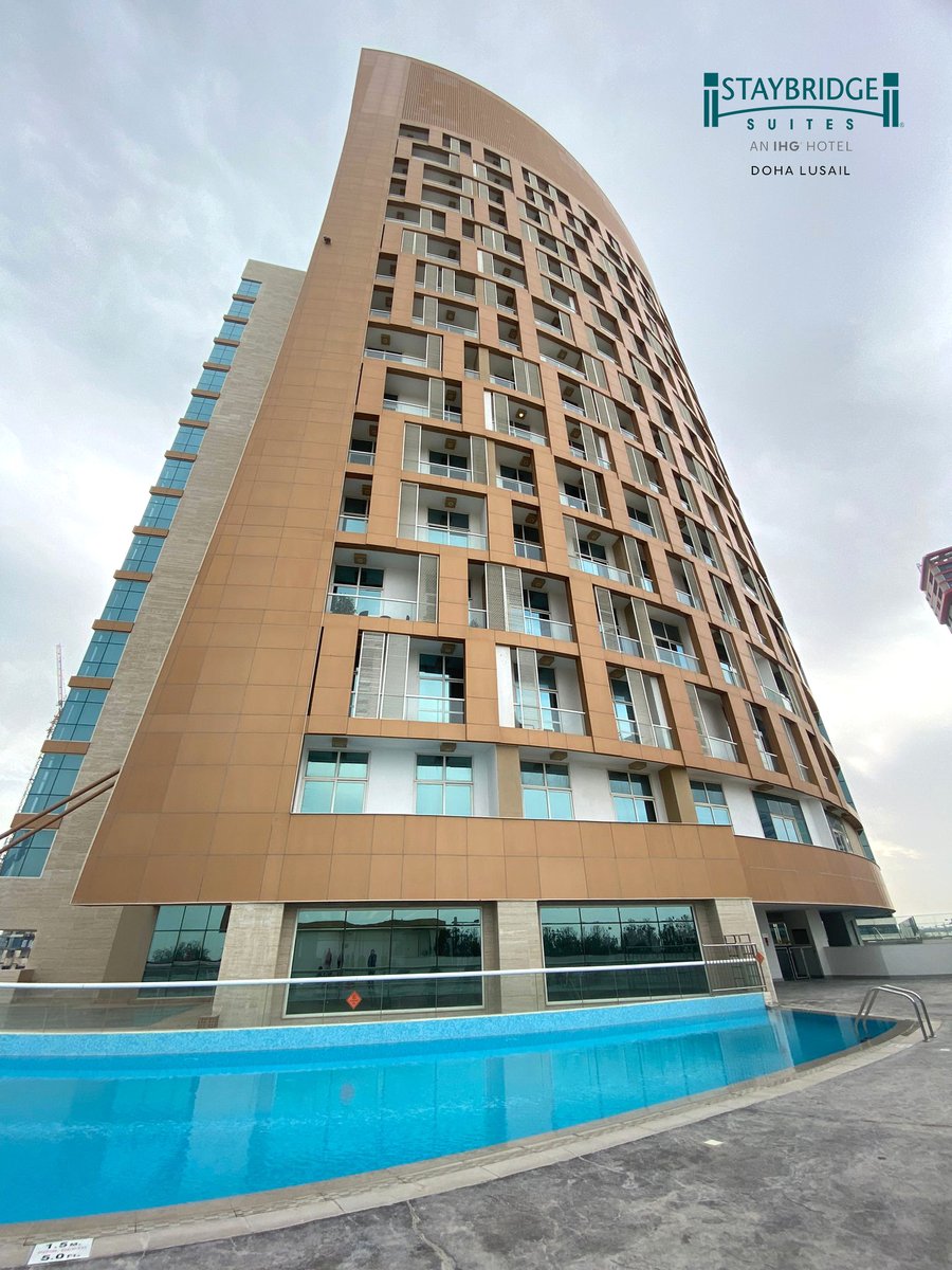SLusail's tweet photo. A fun weekend awaits you here at Staybridge Suites Doha Lusail!

Book with us now!
📞 +974 4456 5000
staybridge.doha@ihg.com

#StaybridgeSuites #StaybridgeSuitesDohaLusail #HotelQatar #HotelDoha #HotelLusail #Qatar #Doha #Lusail https://t.co/MJmdUGt7gT