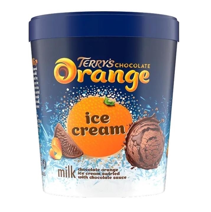 Terry’s Chocolate Orange Ice Cream 🍊 Coming soon! #chocolateorange #icecream #snacks #foodie #uk #trends #FridayFeeling