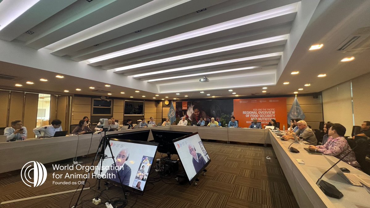 #HappeningToday, In Bangkok🇹🇭, we had the bilateral quarterly coordination meeting with @FAOAsiaPacific to discuss the upcoming activities to control and prevent #AnimalDiseases, implement the #OneHealth approach, and enhance the ongoing cooperation.