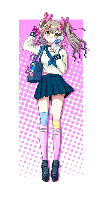 「女の子がいっぱい出てくるアニメのようなイラストでトレカを作りたいんだけどそういう絵ってえんどうさん描いた事あります?」と聞かれてしまったので、書いた事ないことはないと次言えるように練習してる。こんな感じなら書けないこともないと見せられるようにいくつか増やしたいけどこれは難しい 