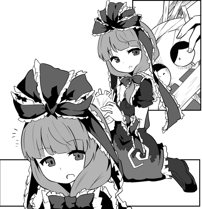 描いている途中の漫画だけど 雛ちゃん様 