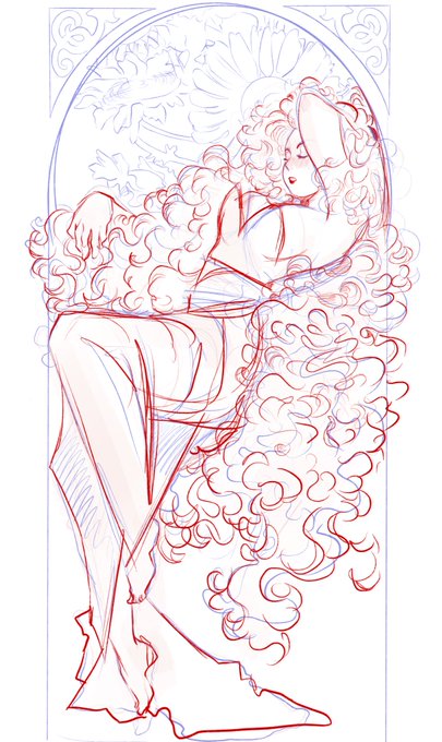 Some line work from 2021 that I really love 🌝 