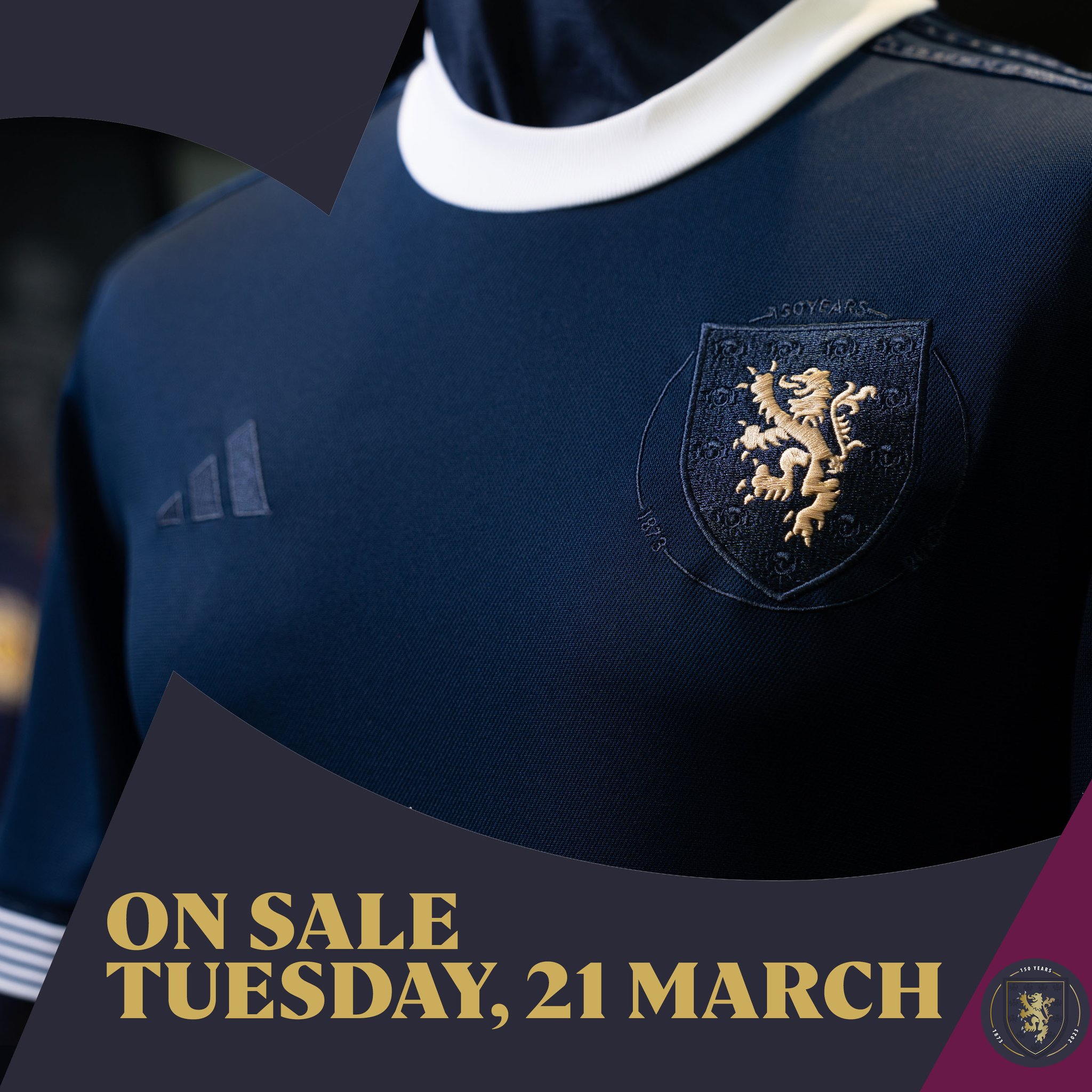 Scotland National Team on Twitter "🏴󠁧󠁢󠁳󠁣󠁴󠁿 Our special edition 150th Anniversary shirt will be
